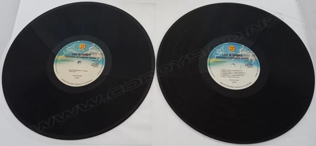 Creedence Clearwater Revival, Live In Europe, (Double Album) Image 1++